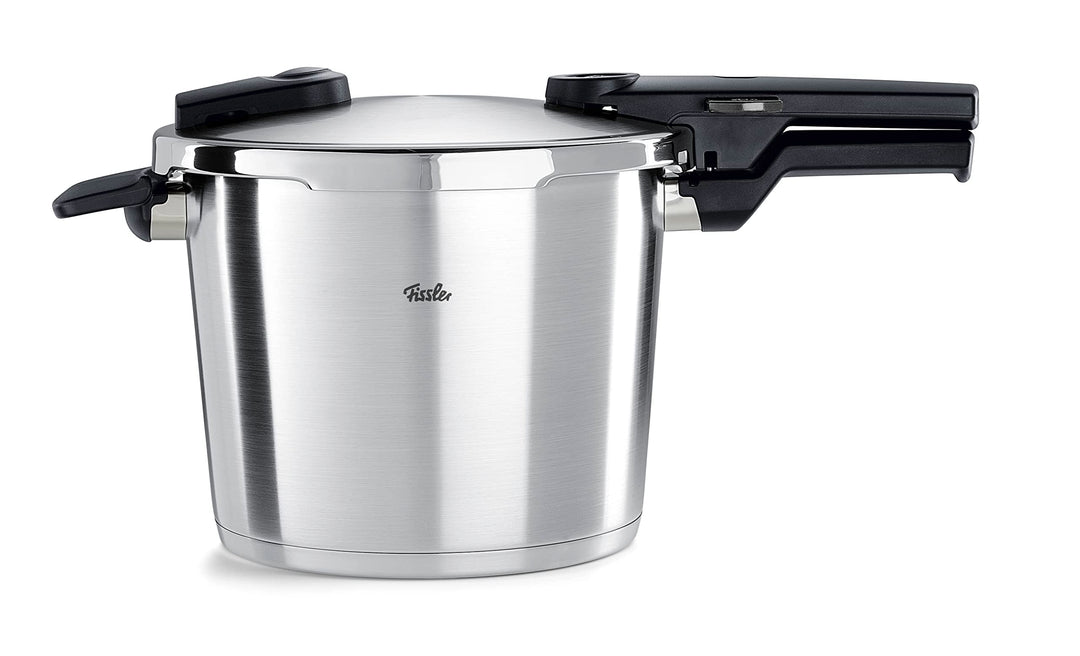 Fissler Vitaquick Premium / Schnellkochtopf (6 L, Ø 22 cm) Edelstahl-Dampfkochtopf, 2-Garstufen, Mad