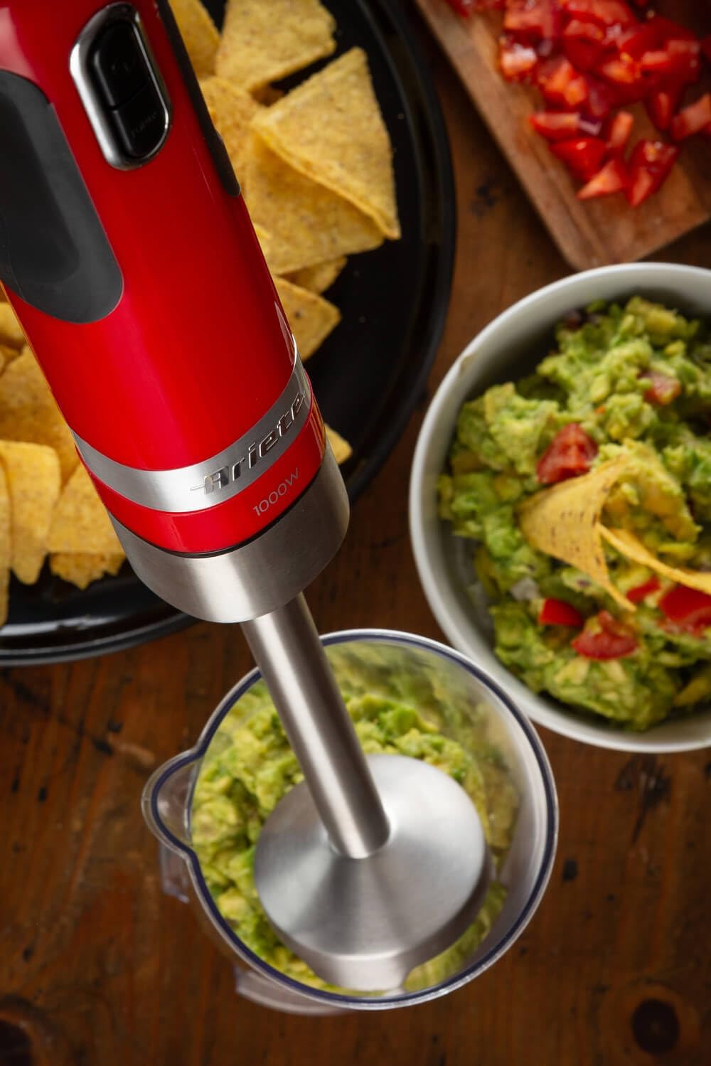 Ariete, 3-in-1 Stabmixer Moderna 602, Inklusive Zerkleinerer, Mixbecher Und Schneebesen, 10 Geschwin