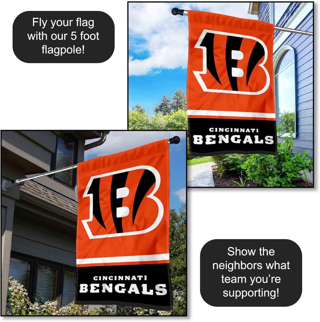 Cincinnati Bengals zweiseitige Hausflagge