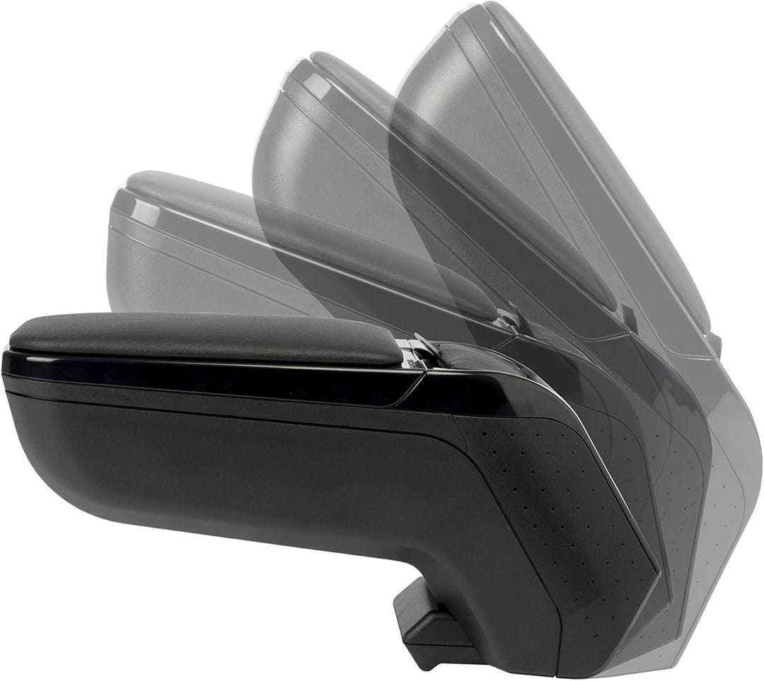 ARMSTER 2 Apoyabrazos Específico Negro para Nissan Note II (2012-), con compartimento de Almacenaje