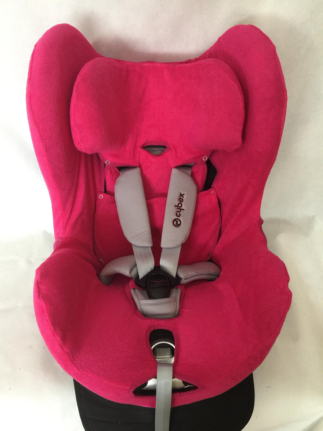 Sommerbezug Schonbezug für Cybex Sirona und Sirona plus Frottee 100% Baumwolle pink + Bezug für den