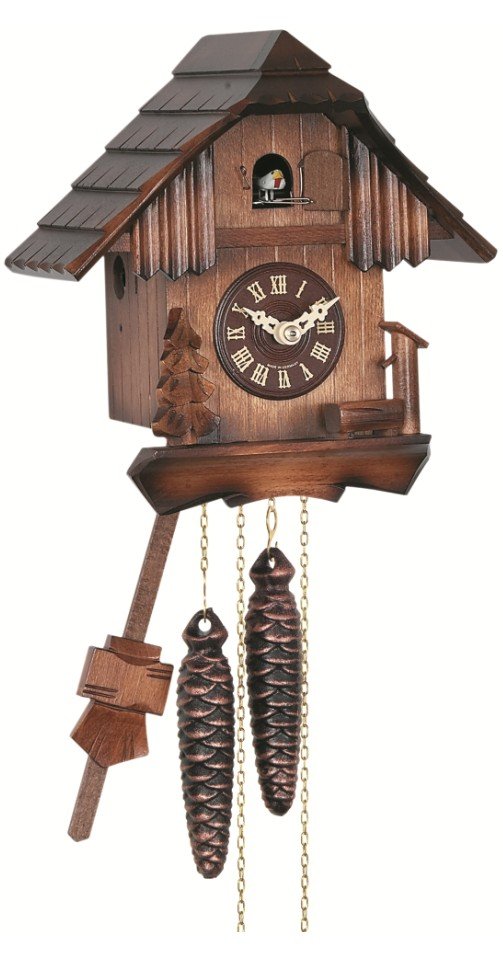 Engstler Quarz Kuckucksuhr Schwarzwaldhaus EN 420/1 Q