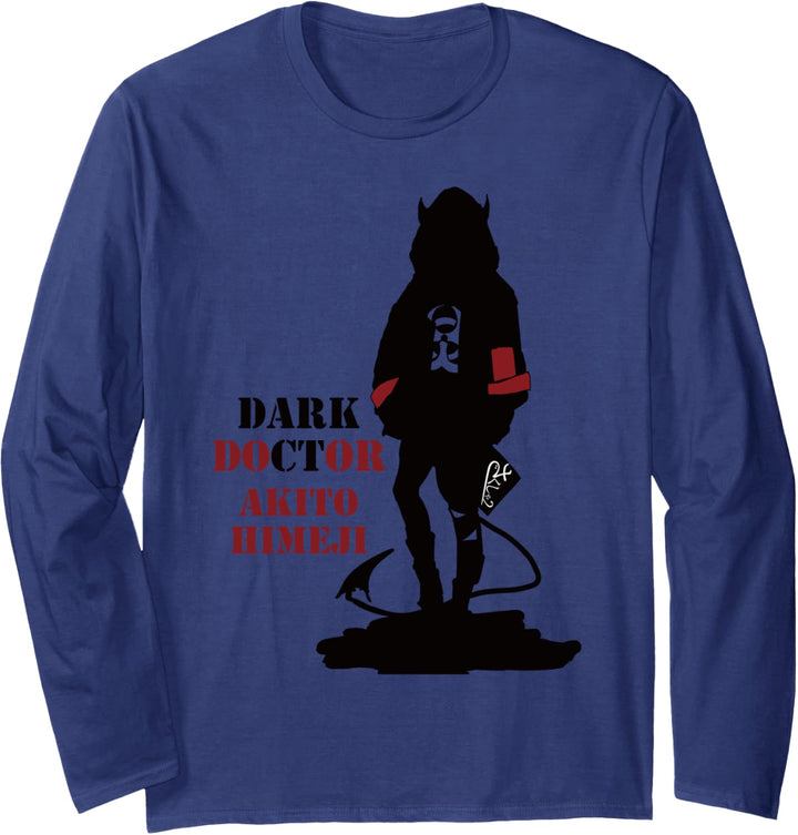 SAK-T-0002-DUNKLER ARZT Langarmshirt