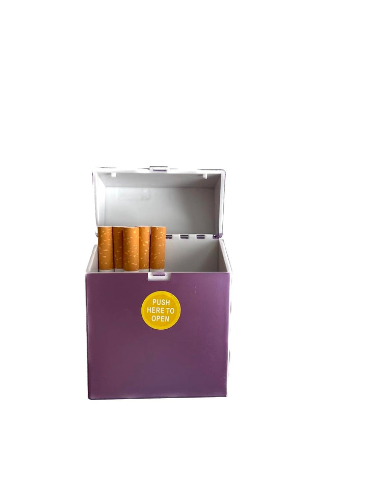 Zigarettenetui für 30 Zigaretten Box mit Klick Zigarettenbox metallic Farben Auswahl (alle 6 Boxen w