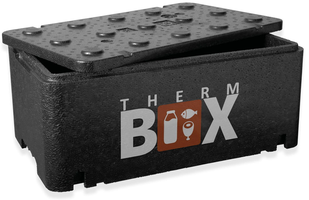 THERM BOX Styroporbox 20BL Innen: 45x25x17cm 20-Liter Isolierbox Thermobox Warmhaltebox Kühlbox Ther