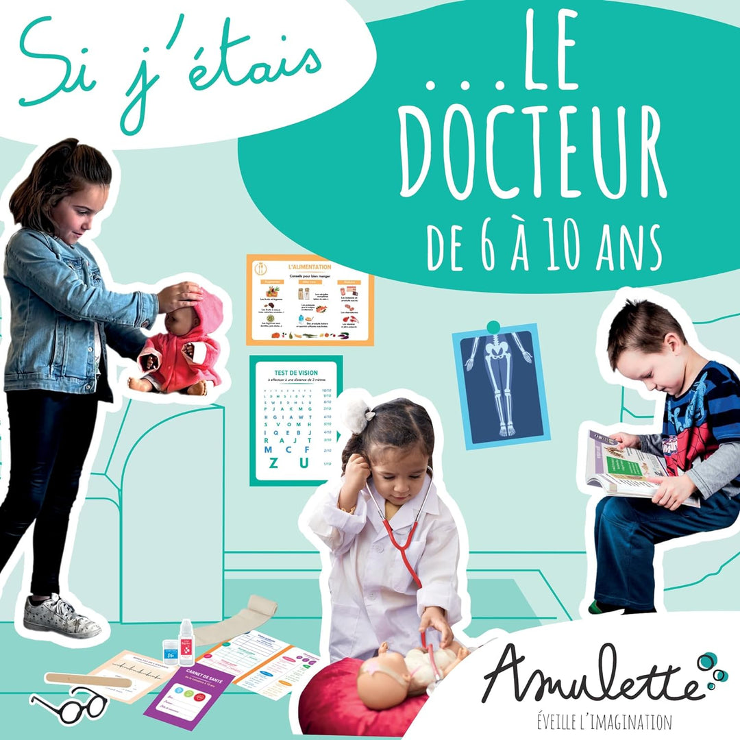 Amulette DOCT Geschenkset SI J'ais le Doctor, Lernspiel, 6 bis 10 Jahre