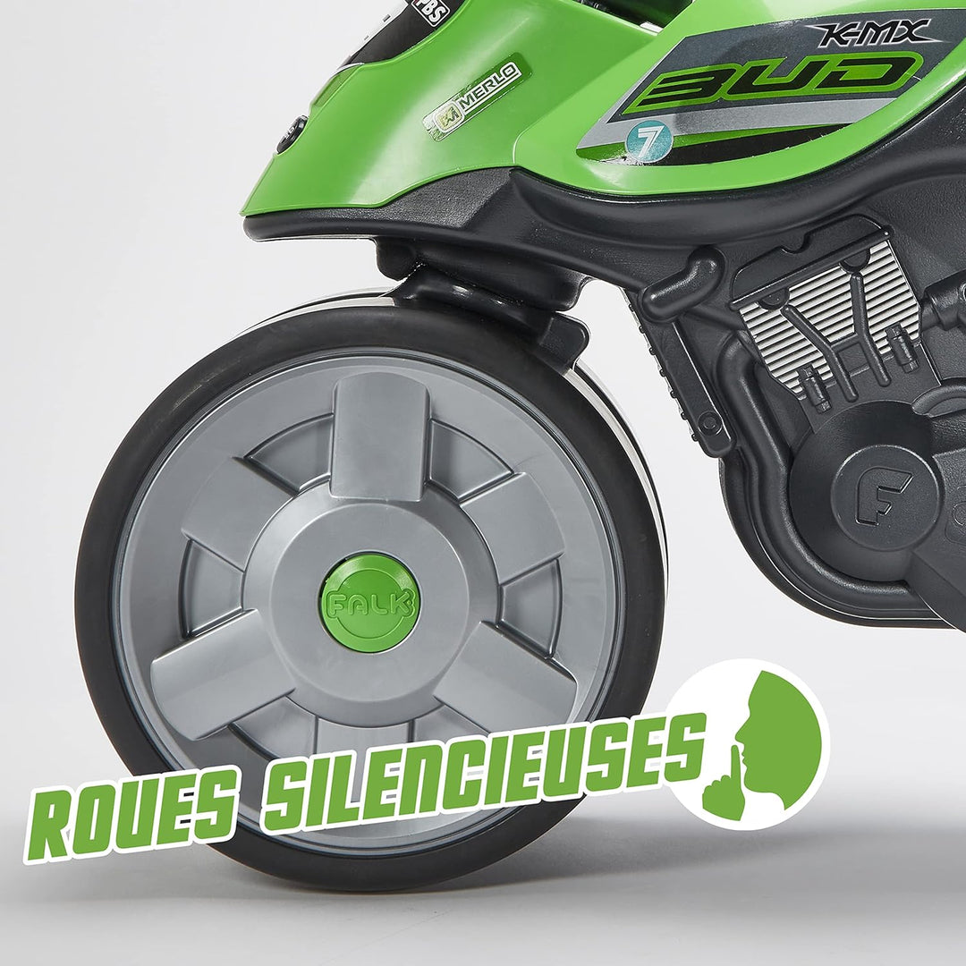 Falk 402BRS Motorrad, Grün, 62 x 25,5 x 39 cm