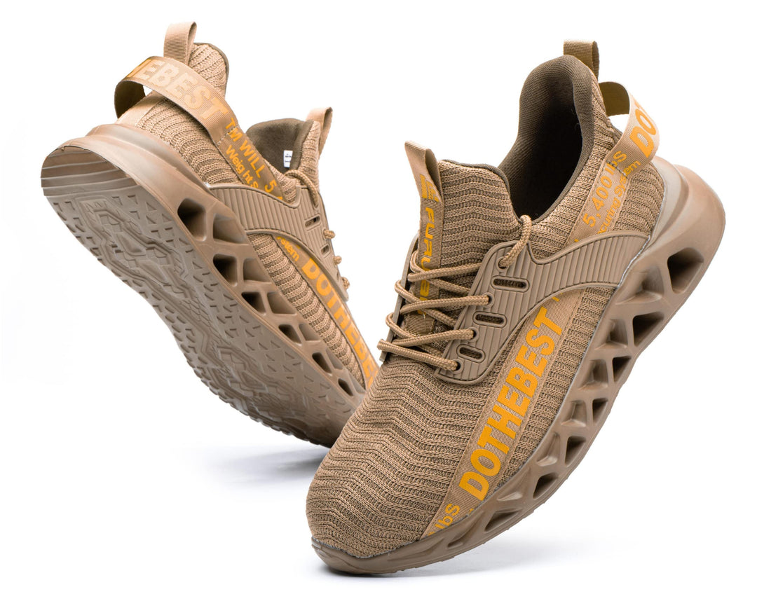 Furuian Sicherheitsschuhe Herren Damen Leicht Arbeitsschuhe Herren sportlich Atmungsaktiv Sneakers m