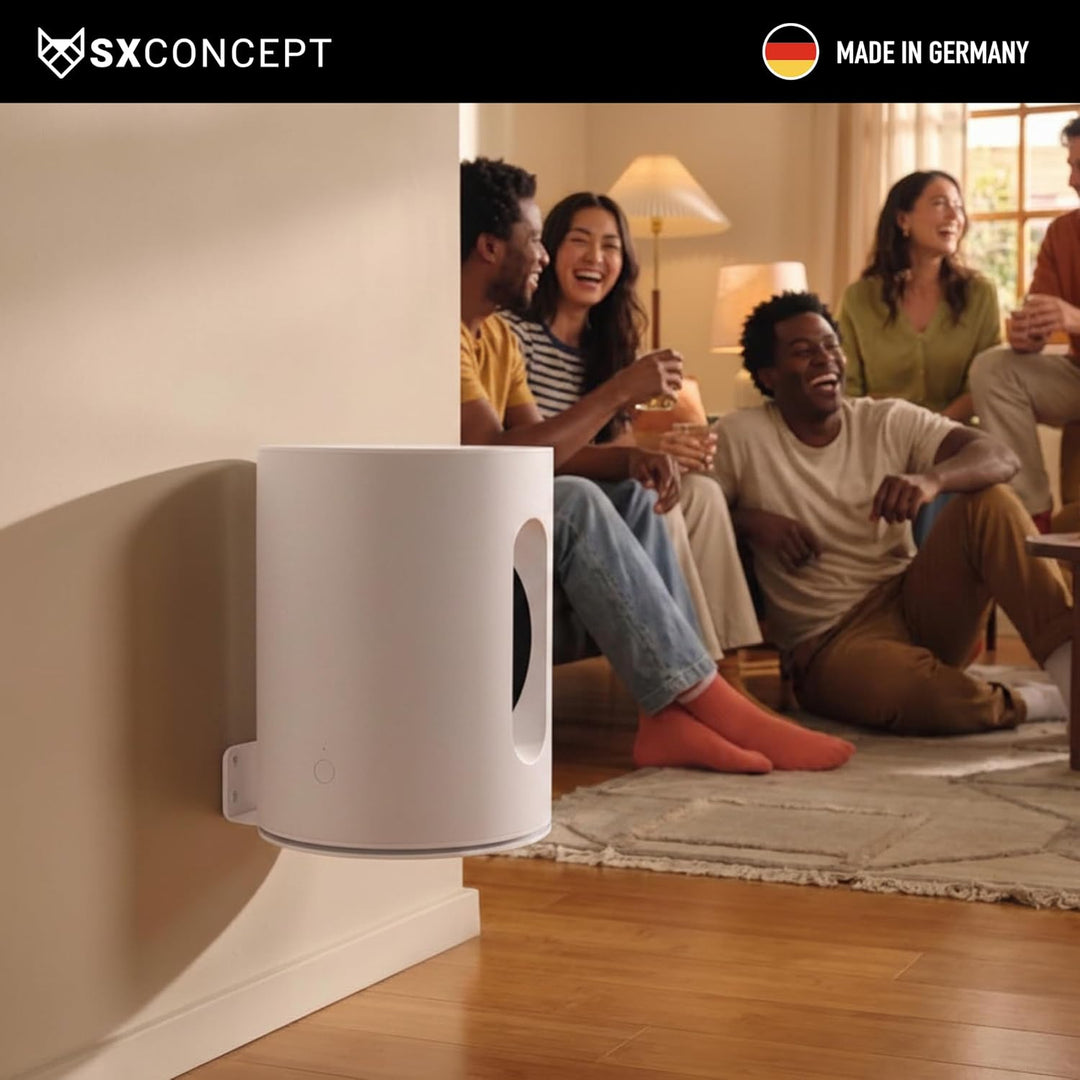 SX-Concept Wandhalterung für Sonos Sub Mini | Minimalistisches Design | geringer Wandabstand | Made