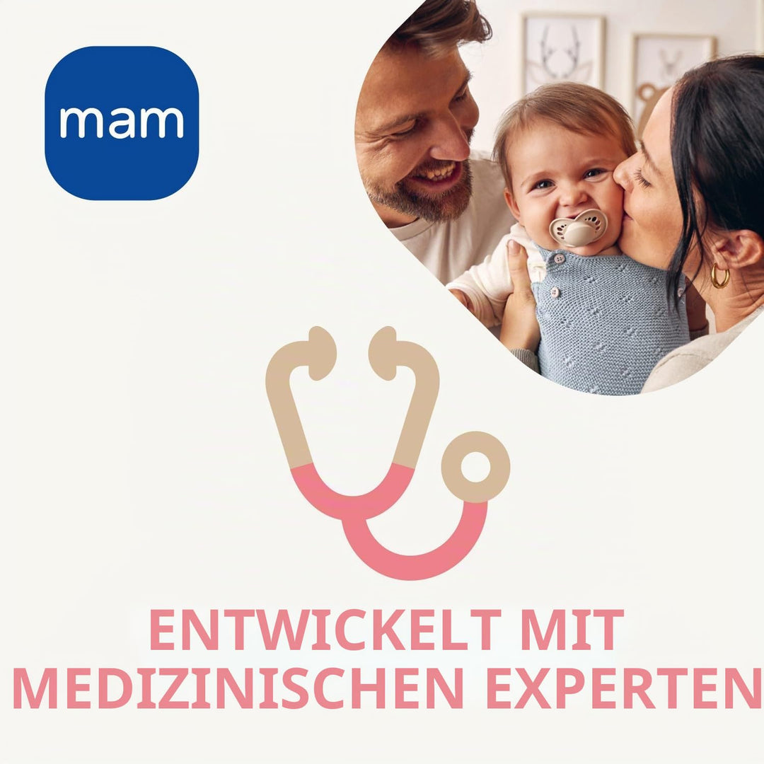 MAM Easy Start Anti-Colic Babyflasche | für Neugeborene | 94% Akzeptanz | von Hebammen &amp; Müttern emp