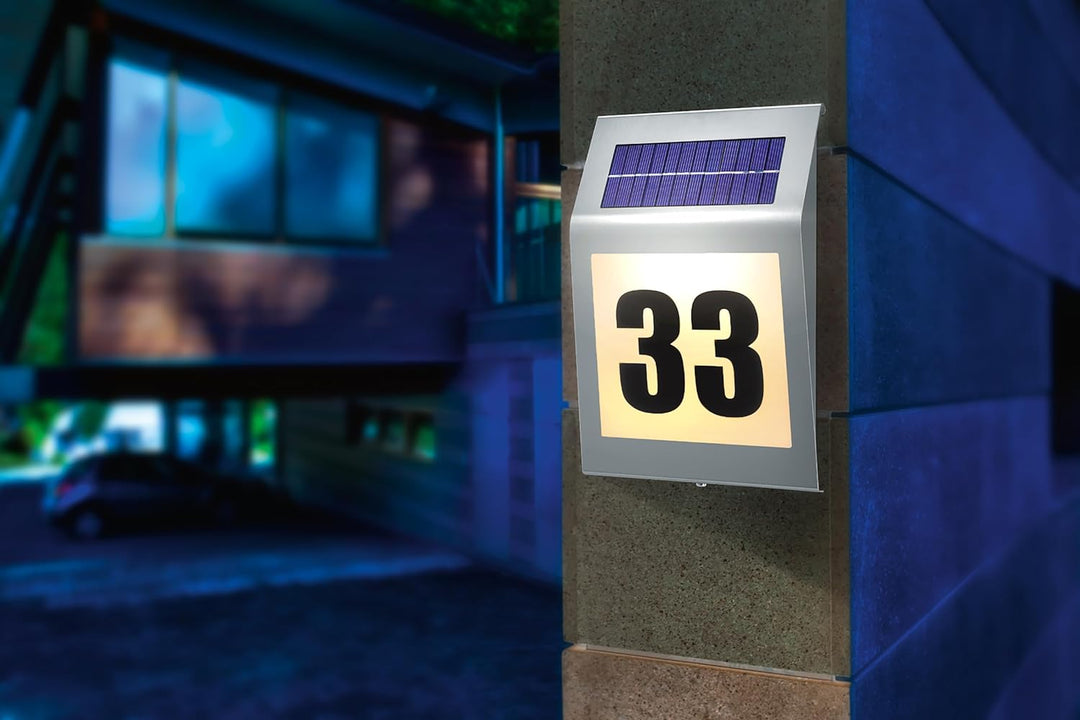 esotec Solar Hausnummernleuchte "Style" 102031