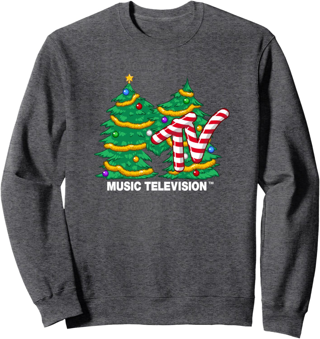 MTV Logo Christmas Tree Sweatshirt
