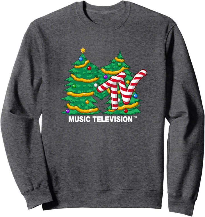 MTV Logo Christmas Tree Sweatshirt