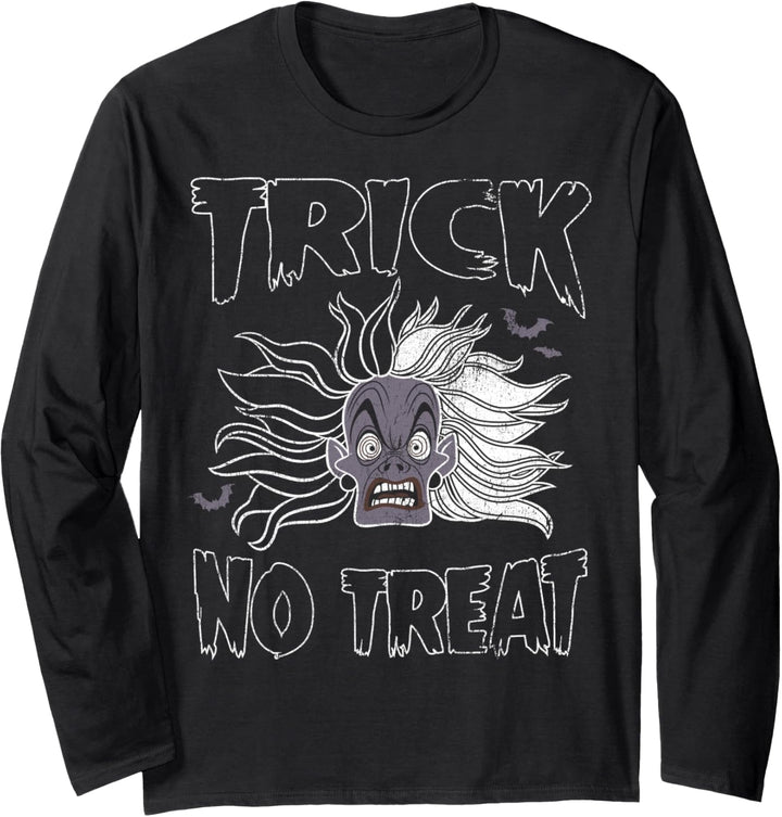 Disney Dalmatians Cruella Trick No Treat Halloween Langarmshirt
