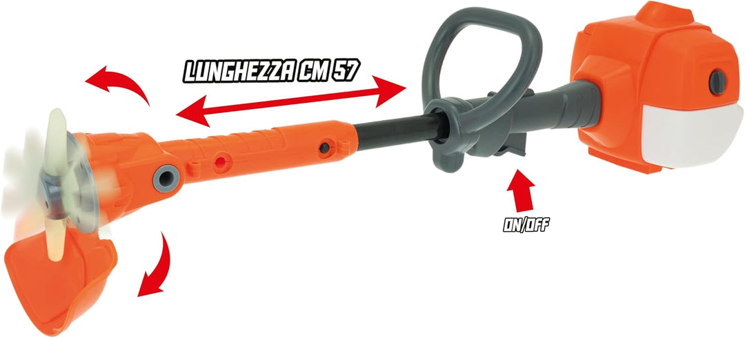 Teorema Giocattoli - TEO'S Teorema-Motorsense für Kinder, batteriebetrieben, mit Licht und Geräusche