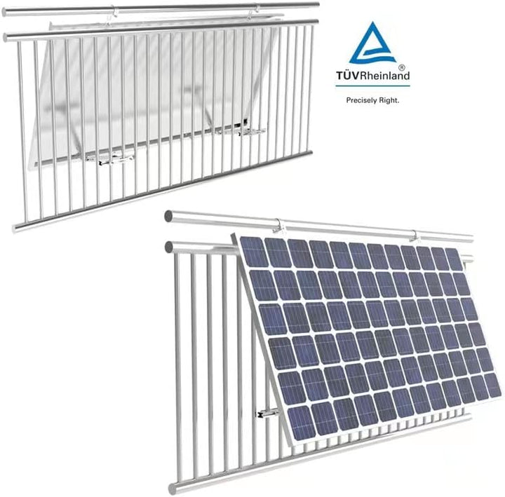 Home Trends® Photovoltaik Balkonkraftwerk Halterung Solarmodul Aufständerung Solarpanel Befestigung