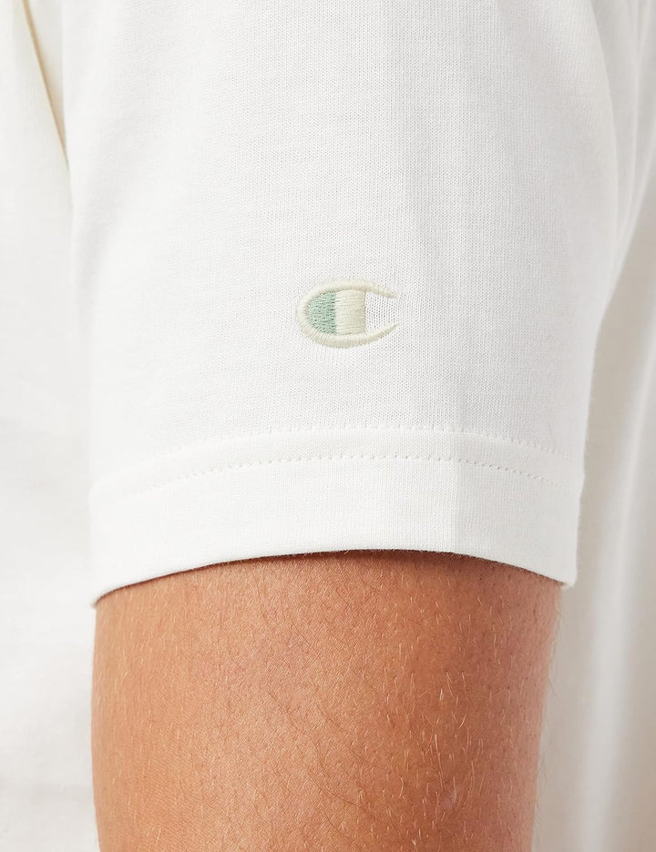 Champion Herren Eco Future S-s T-Shirt XXS Cremefarben, XXS Cremefarben