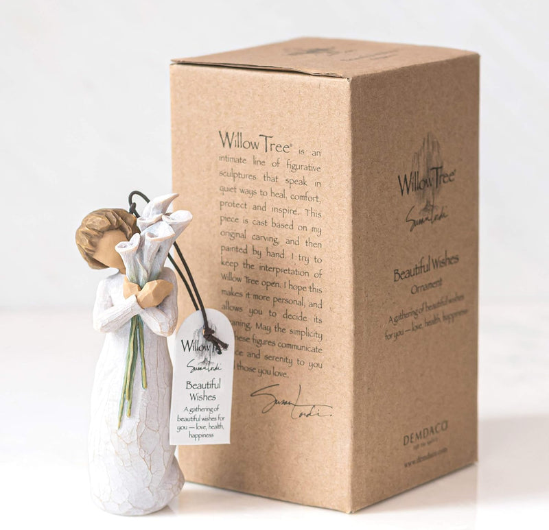 Enesco 27470 Willow Tree Beautiful Wishes Hanging Ornament