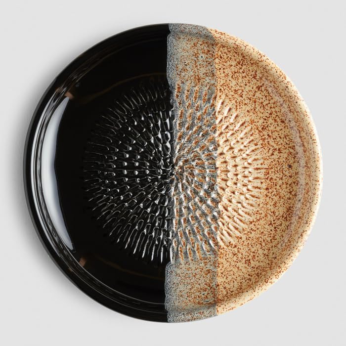 evergrate Keramikreibe 3er Verschenkset - Desert, Ocean, Ice mit Küchenpinseln und Rezeptheften