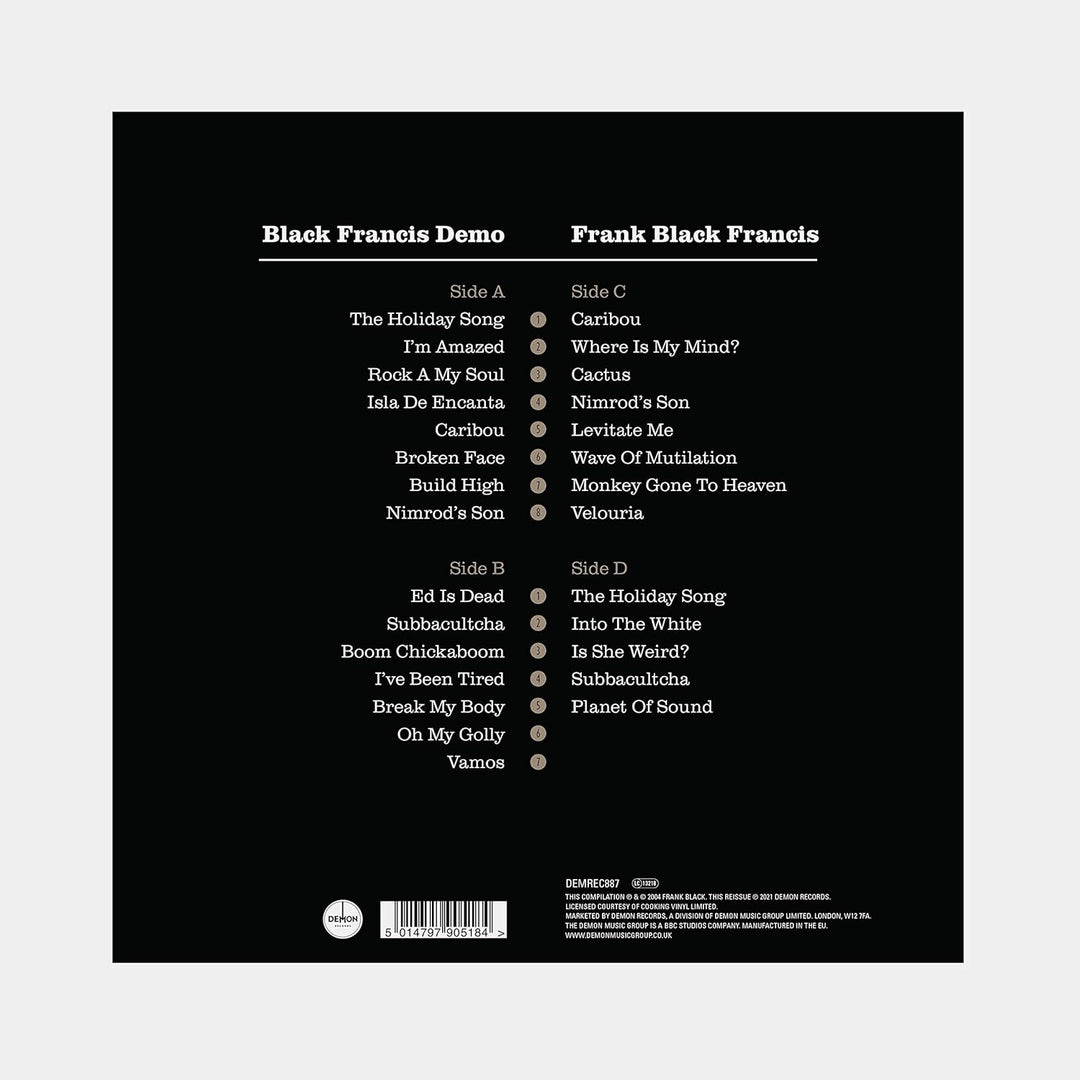 Frank Black Francis Set), Vinyl