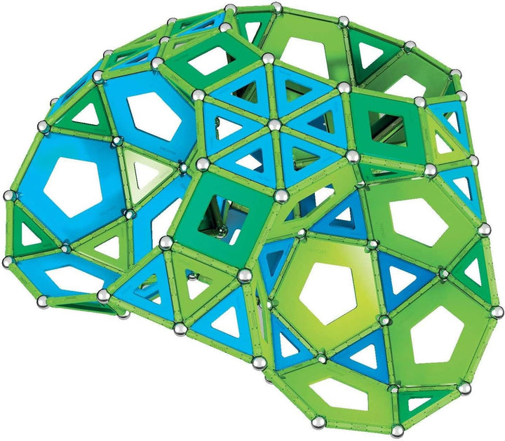 Geomag - Classic Masterbox Magnetische Bausteine für Kinder, Magnetisches Spielzeug, Grüne Kollektio
