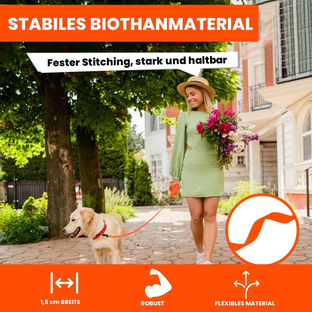 Loutep Biothane Schleppleine Für Hunde Lange Hundeleine 3m 5m Schleppleine 10m Für Hunde 15m 20m Lei