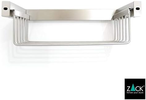 ZACK 40371 "LINEA" Duschkorb, Edelstahl matt,2.76 by 10.43 by 5.12"