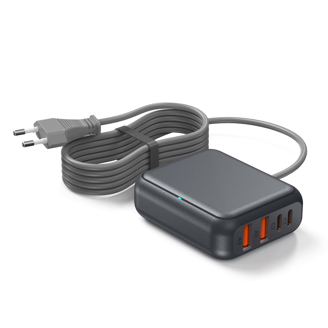 USB C Ladegerät Mehrfach 40W, 8 Port USB-C Schnellladegerät Ladestation für mehrere Geräte,Multiport
