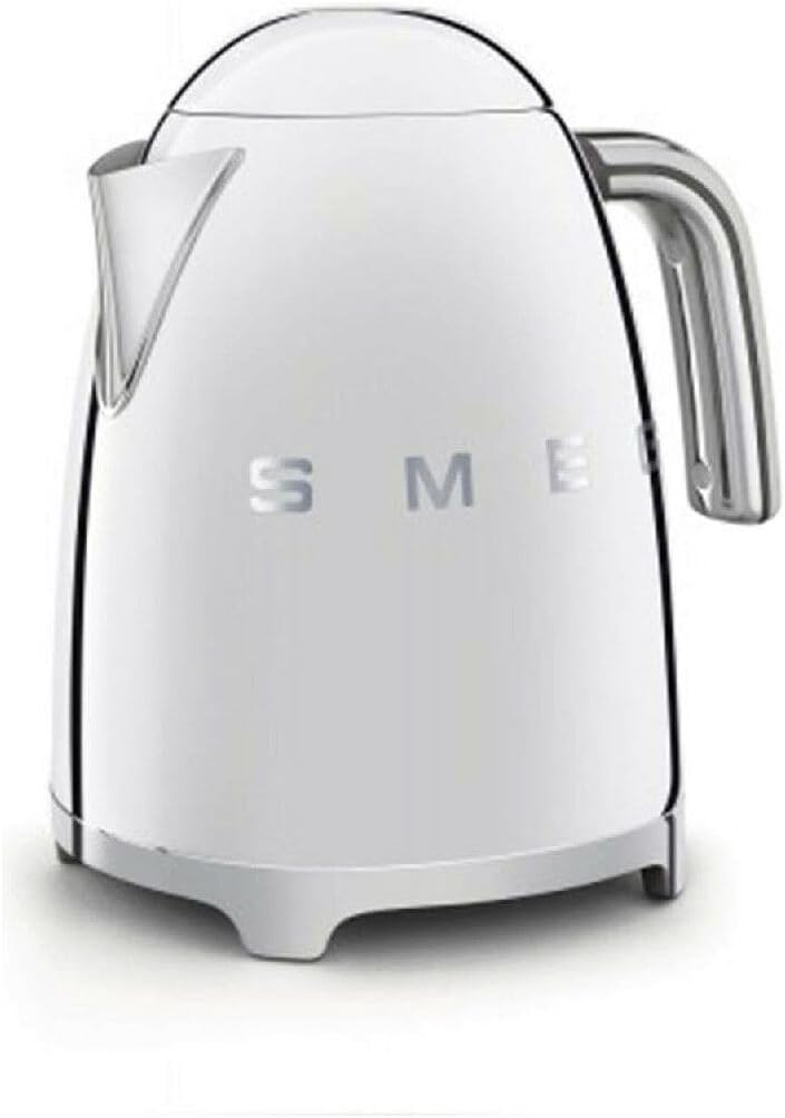 Smeg, KLF03SSEU 1.7L Wasserkocher, Soft-Opening-Kannenverschluss, Herausnehmbarer Anti-Kalkfilter au