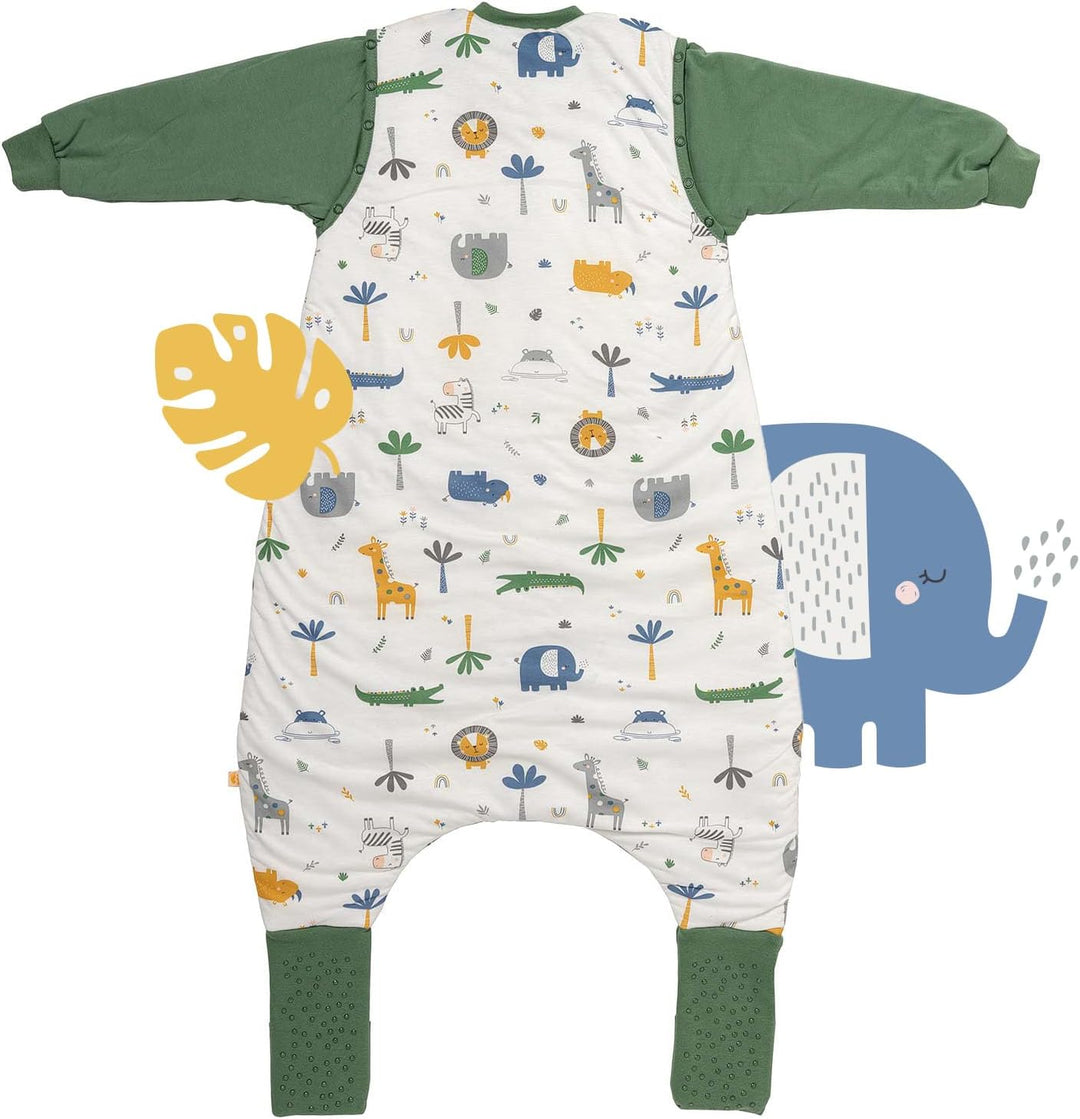 Schlummersack Baby Schlafsack mit Füssen Winter 3.5 Tog OEKO-TEX | Schlafsack mit Beinen und verläng