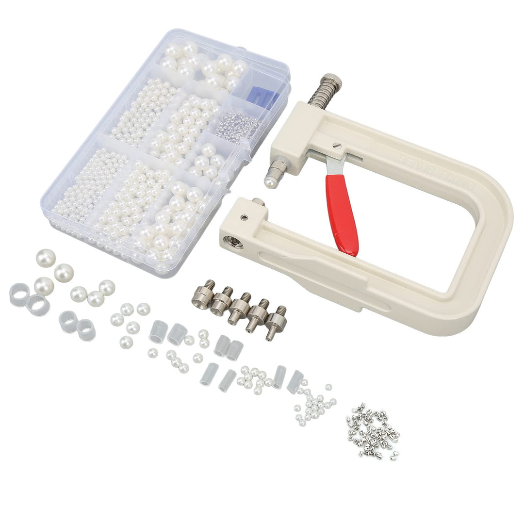 Perlen Setzmaschine Handgefertigte DIY Perle Kappe Niet Handwerk Werkzeug mit 6 Grössen Imitation Pe