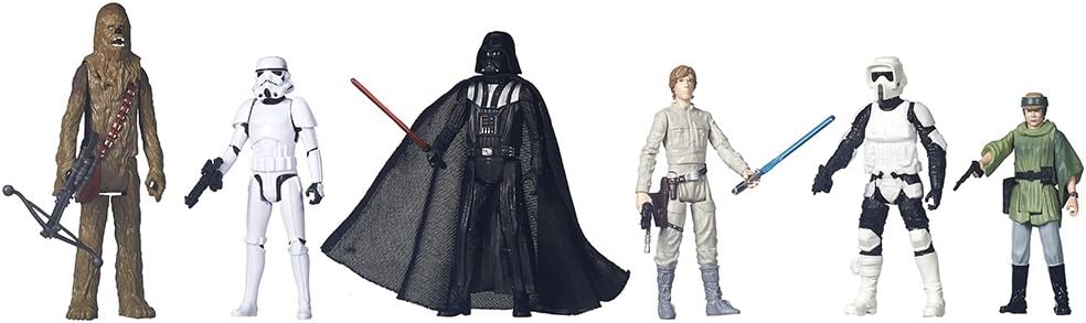 Star Wars Figuren Set 6er Pack Saga Battle Pack (B5010) Episode 1-3 Charaktere B4840