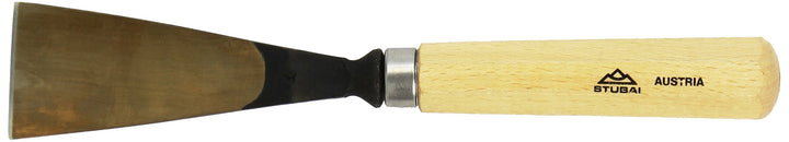 STUBAI Stemmeisen Stechbeitel Serie 52 - Form 4 | Gerades Flacheisen - 50 mm, mit Holzgriff, zum Vor