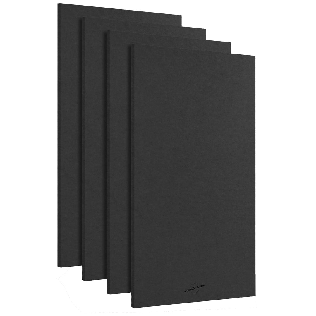 Akustikpaneele, 4er-Pack, RAUMKIT, gross, 116 x 58cm, Schwarz 4 Paneele - RAUMKIT Schwarz, 4 Paneele