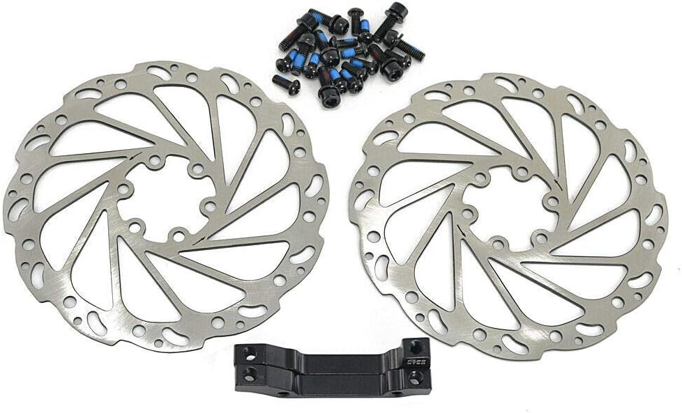 Juin Tech R1 Hydraulic Road CX Disc Brake Set 160mm with Rotor, Front and Rear, Black, JT1902