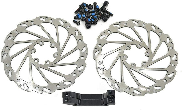 Juin Tech R1 Hydraulic Road CX Disc Brake Set 160mm with Rotor, Front and Rear, Black, JT1902