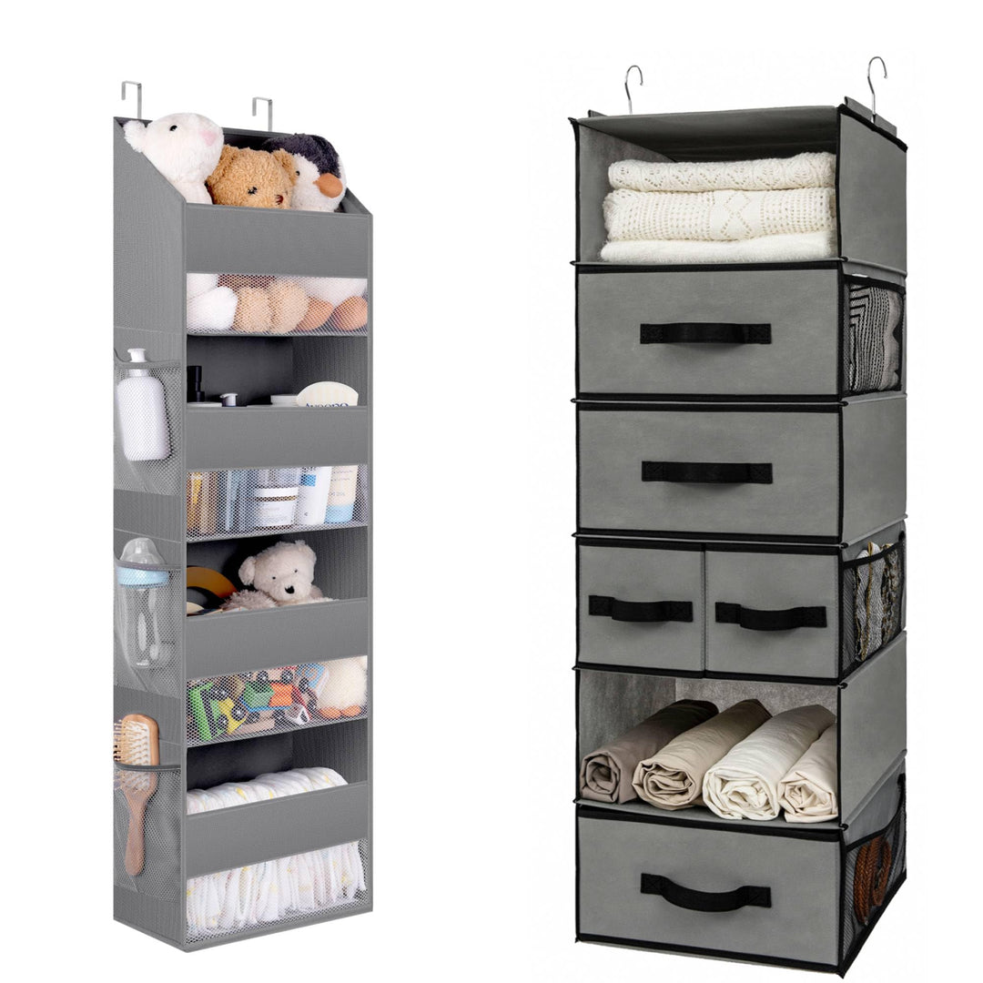 GRANNY SAYS Hängeorganizer Tür mit 4 Taschen und Kleiderschrank Organizer Hängend