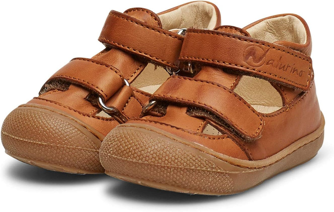 Naturino Halb geschlossene Sandalen 17 EU Cognac, 17 EU Cognac