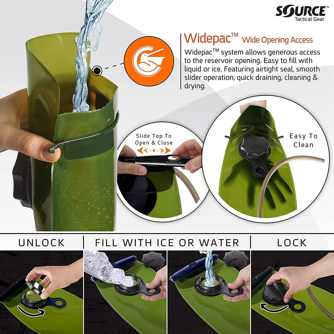 Source WXP Trinkblase Trinkrucksack Coyote 3 Liter / 100 oz., Coyote 3 Liter / 100 oz.