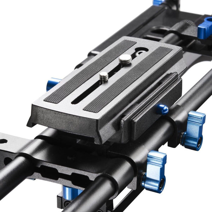 Walimex Pro 20018 Professional Video Set inkl. Video Rig Director III, Follow Fokus Quickstop Schärf