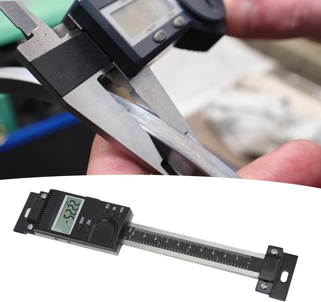 100 MM Vertikale LCD-Digitalanzeige Linearskala, Lineal aus Aluminiumlegierung mit Hoher Genauigkeit