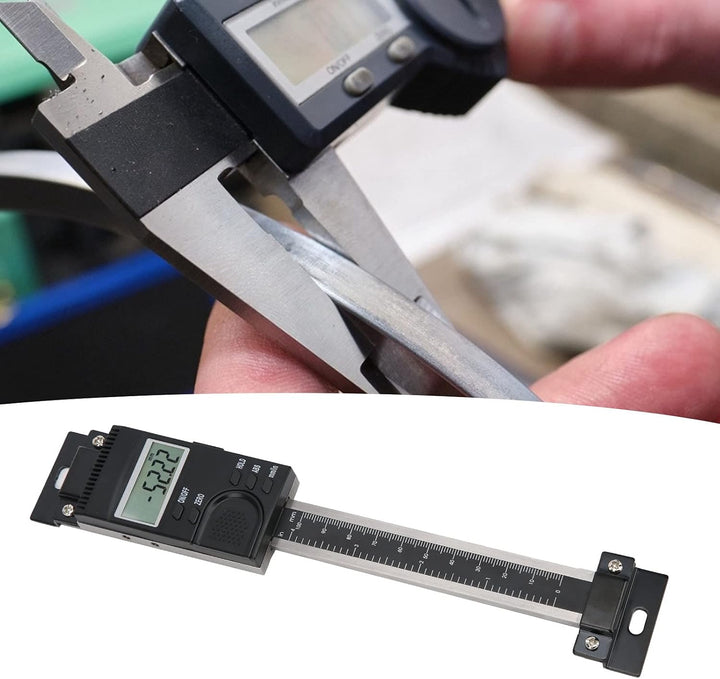 100 MM Vertikale LCD-Digitalanzeige Linearskala, Lineal aus Aluminiumlegierung mit Hoher Genauigkeit