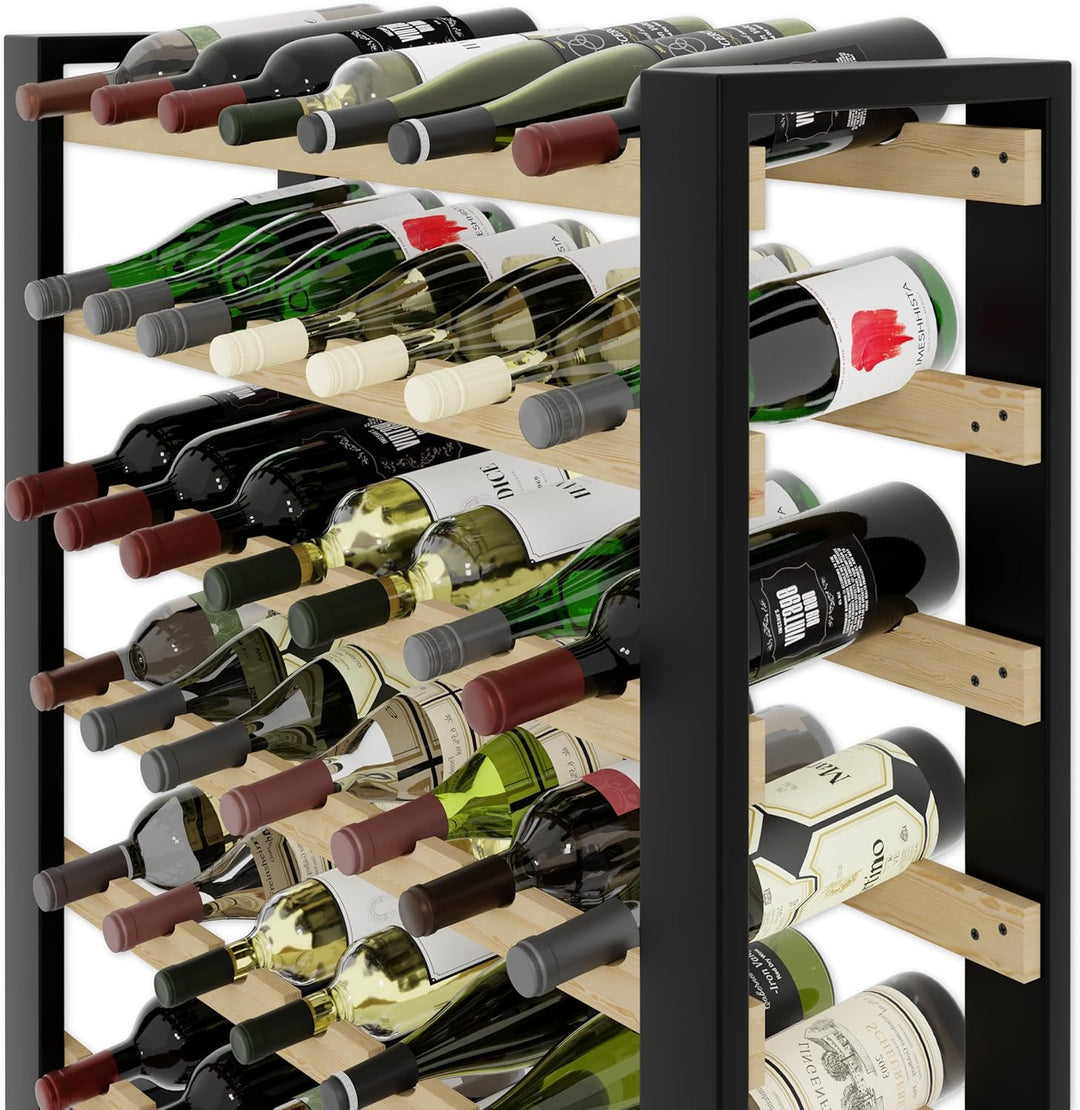 Lenmar Serie RW Weinregal aus Holz für Flaschen, LOFT, Flaschen, Wein, Flaschenregal, Kellerregal, R