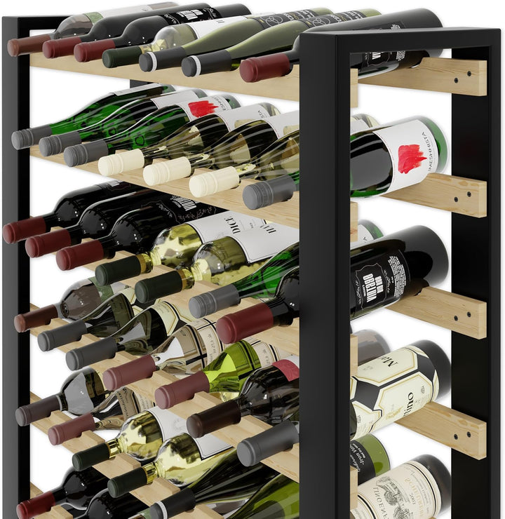 Lenmar Serie RW Weinregal aus Holz für Flaschen, LOFT, Flaschen, Wein, Flaschenregal, Kellerregal, R