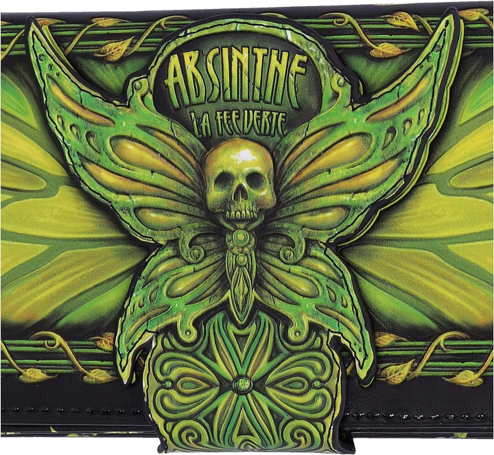 Nemesis Now Absinthe La Verte Geldbörse mit grüner Fee, 18.5cm