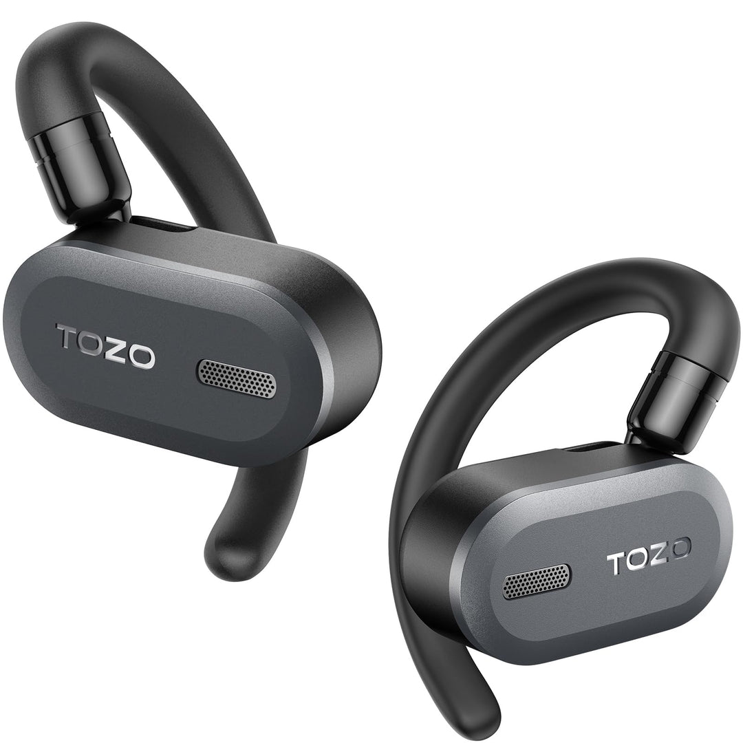 TOZO Open Buds Leichte Bluetooth Kopfhörer Kabellos 5.3 mit Mehrwinkelverstellung, Offenes Ohrdesign