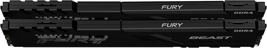 Kingston FURY Beast 64GB (2x32GB) 3600MHz DDR4 CL18 Desktop Speicher Kit mit 2 KF436C18BBK2/64 64GB