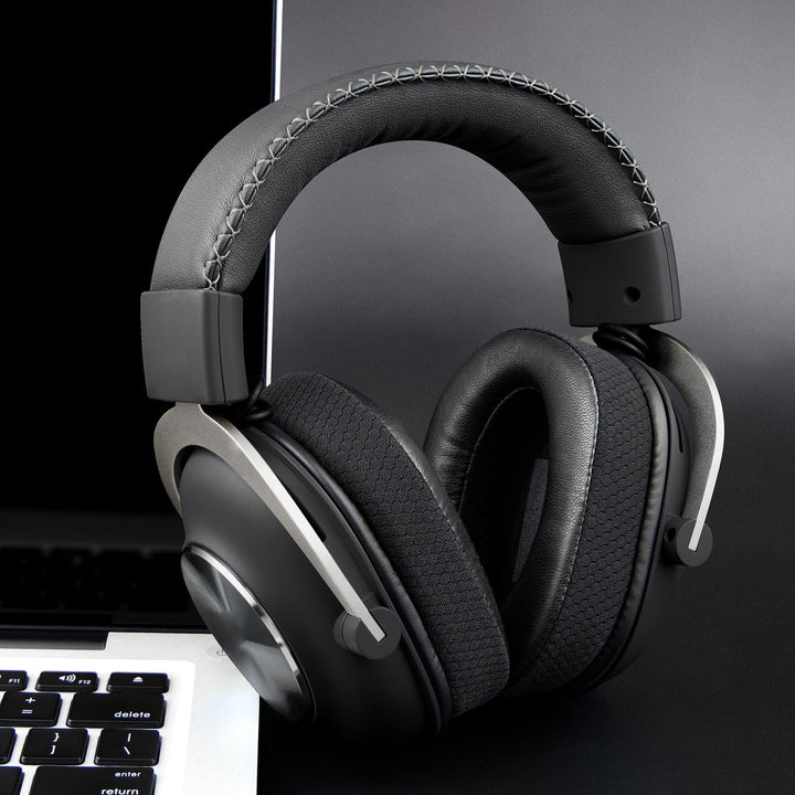 SOULWIT Lammfell Ersatz Ohrpolster für Logitech G Pro, G Pro X, G Prox 2, G Pro X SE Kopfhörer, Ersa