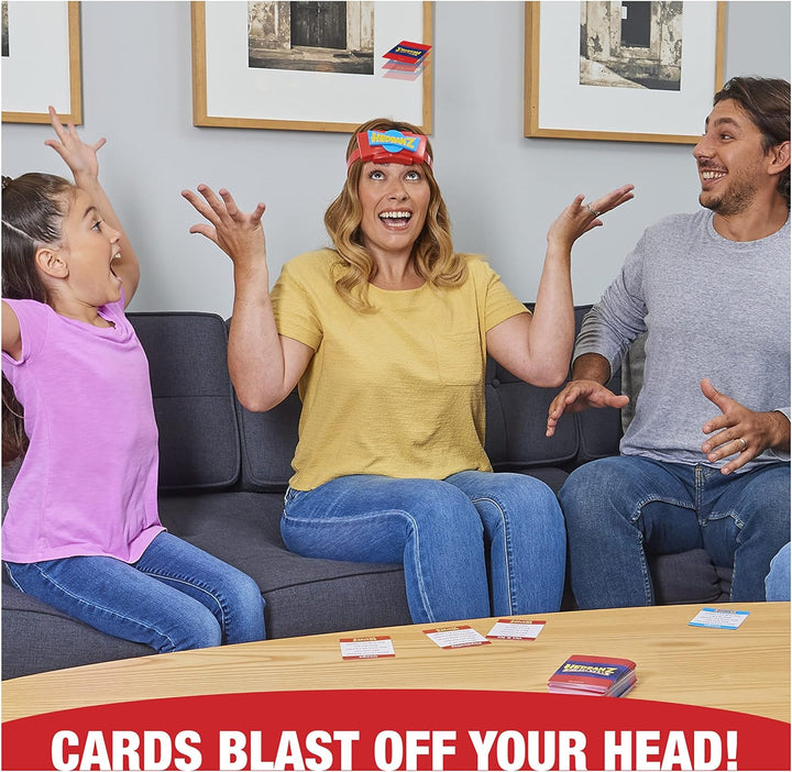 Spin Master Games 6061503 Game for and Kids Aged Over 6 Hedbanz Blastoff Spiel für Familien und Kind