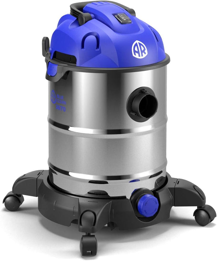 AR Blue Clean Nass und Trockensauger 3670 (1600 W, 30 l) 30 l STEEL, 30 l STEEL